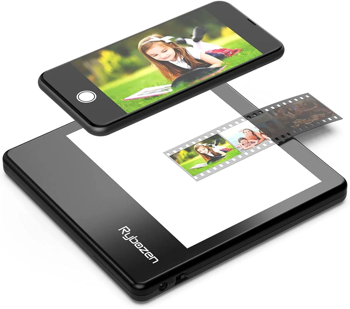 Rybozen Rybozen Ultra-Thin Portable Slide Scanner 5 x 4 Inches — product photo
