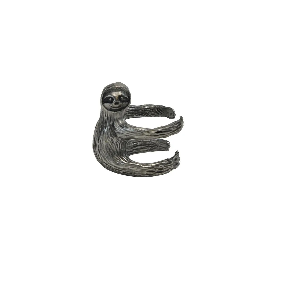 TreasureGurus, LLC TreasureGurus, LLC Sloth Finger Ring Sterling Silver 24pc ER68070 — product photo