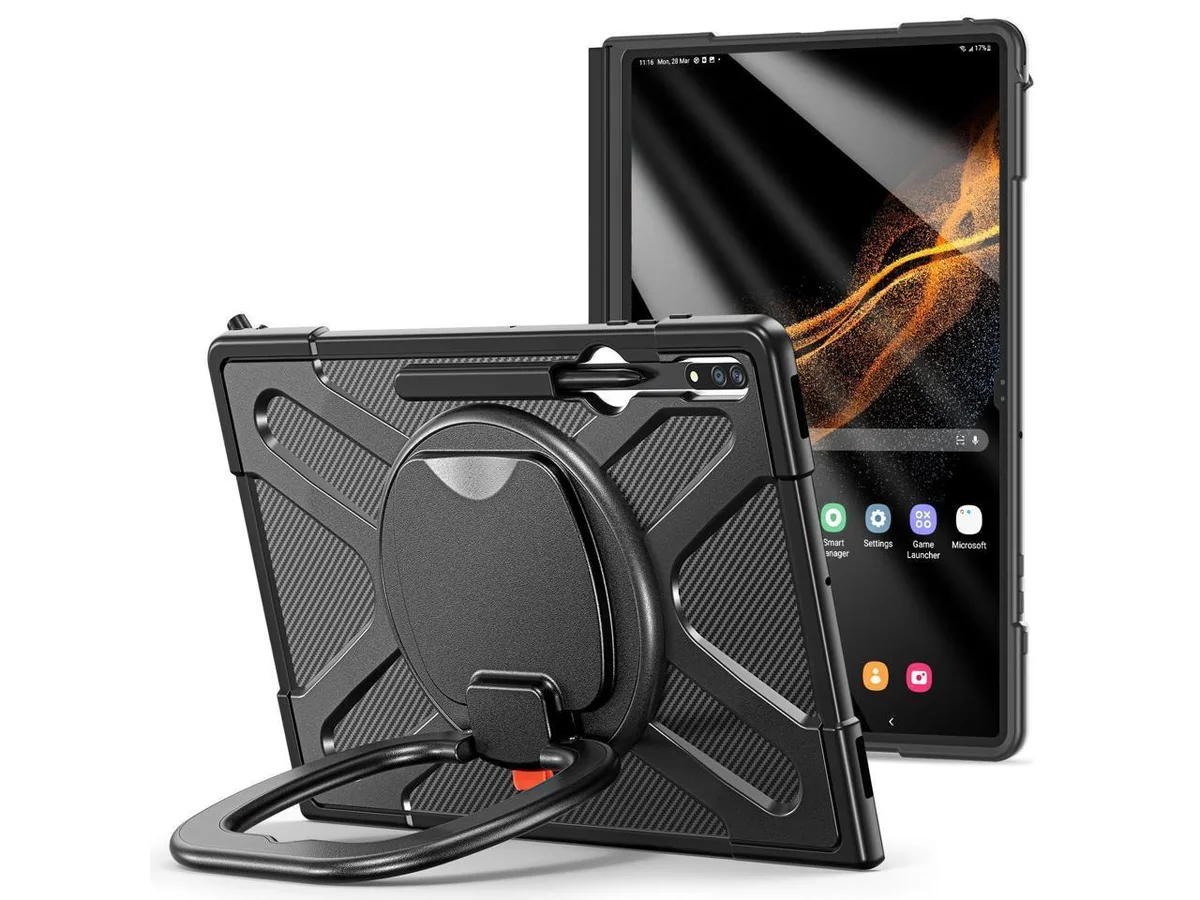BONAEVER BONAEVER Protective Case Samsung Galaxy Tab S10/S9/S8 Ultra 14.6 Inch Shockproof Cover Stand Strap Pen Holder — product photo