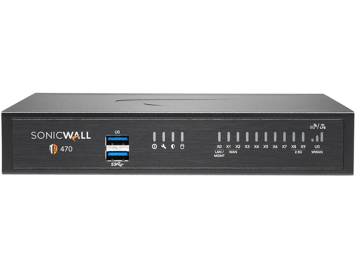 SonicWall SonicWall TZ470 HA firewall appliance 02-SSC-6385 — product photo