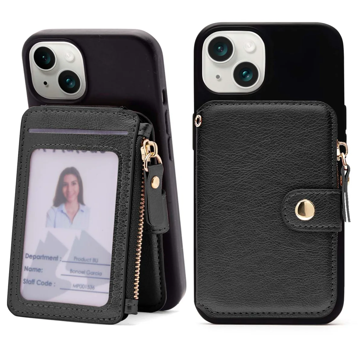  M-Plateau Small Wallet Black 2.75 x 4.5 x .23 in 1.2 oz — product photo