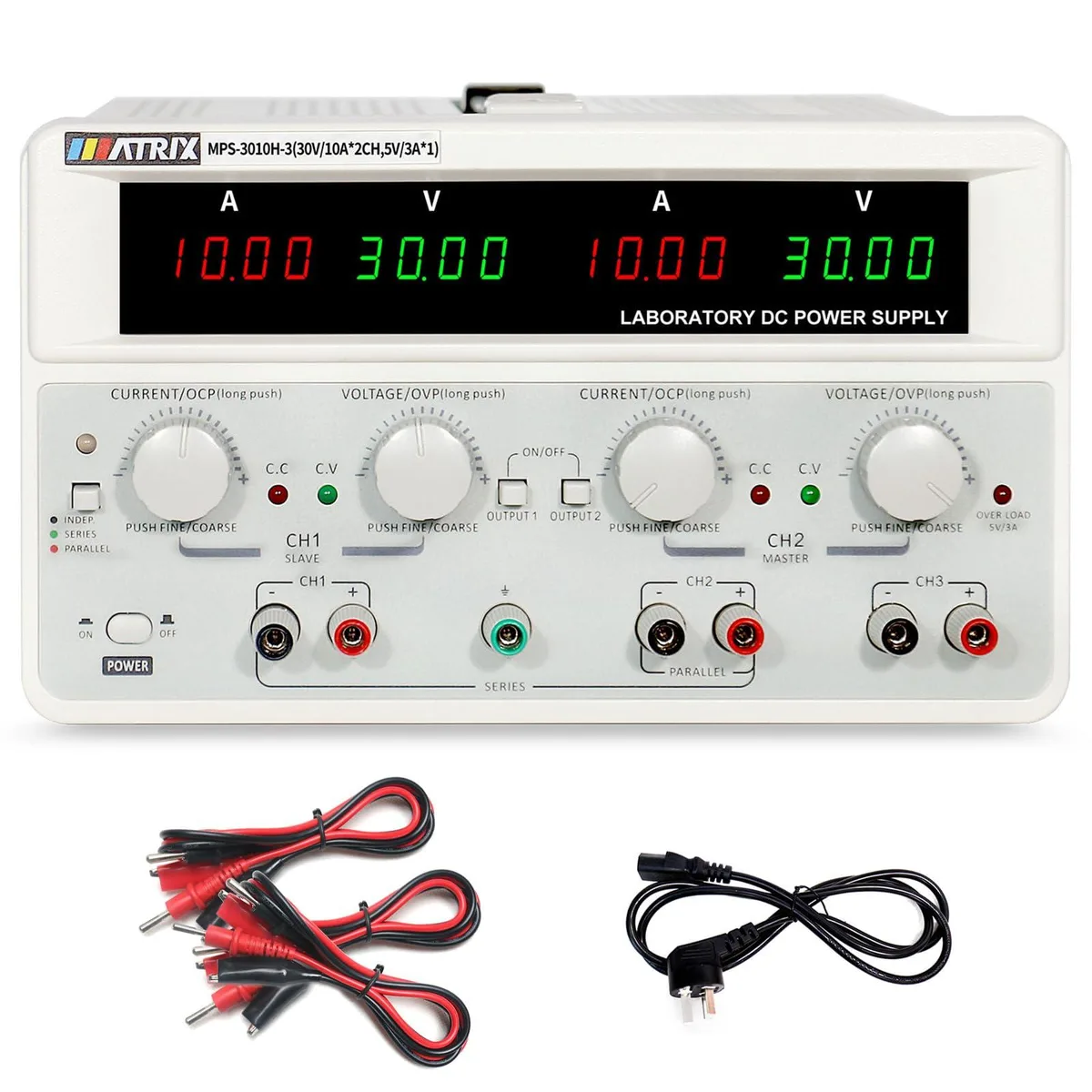 Matrix Matrix MPS-3010H-3FF triple output server power supply 30V 10A 615W — product photo