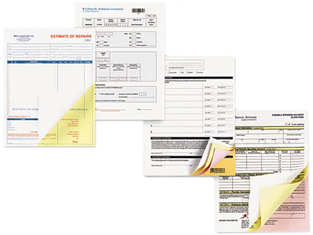 XEROX XEROX 3R12424 Three-Part Carbonless Paper Pink/Canary/White 1670 Sets — product photo