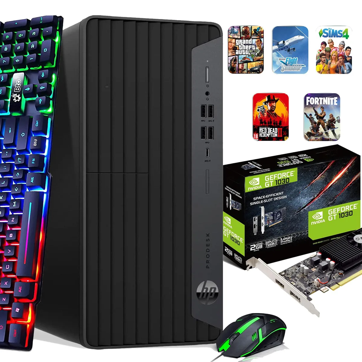 HP HP ProDesk 600 G6 Gaming PC i5-10500 16GB 512GB GT1030 — product photo