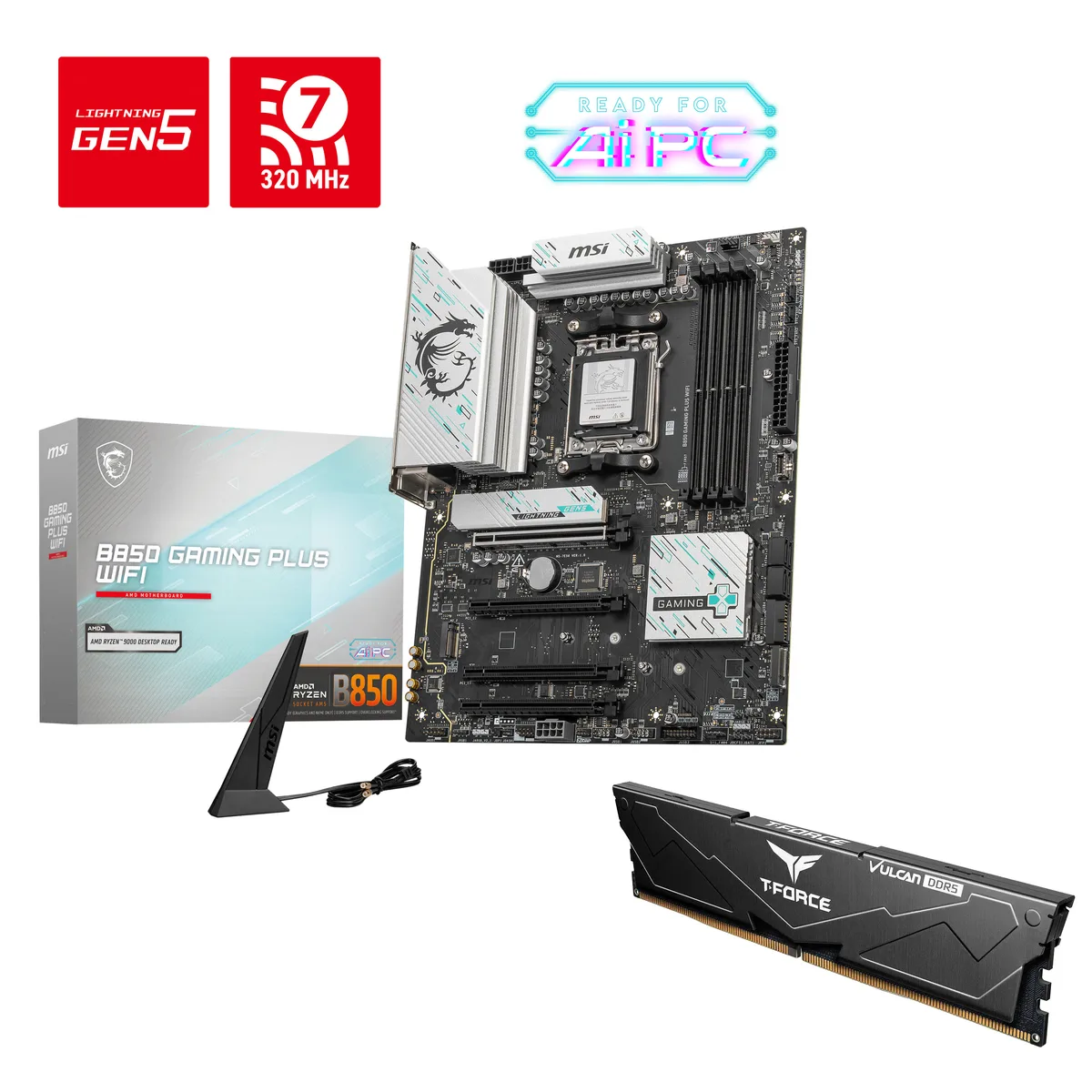 MSI MSI Kit AMD B850 II embedded solution motherboard 16GB DDR5 6000 — product photo