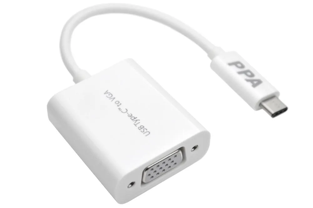 PPA International PPA International USB-C to VGA Adapter White Thunderbolt 3 — product photo