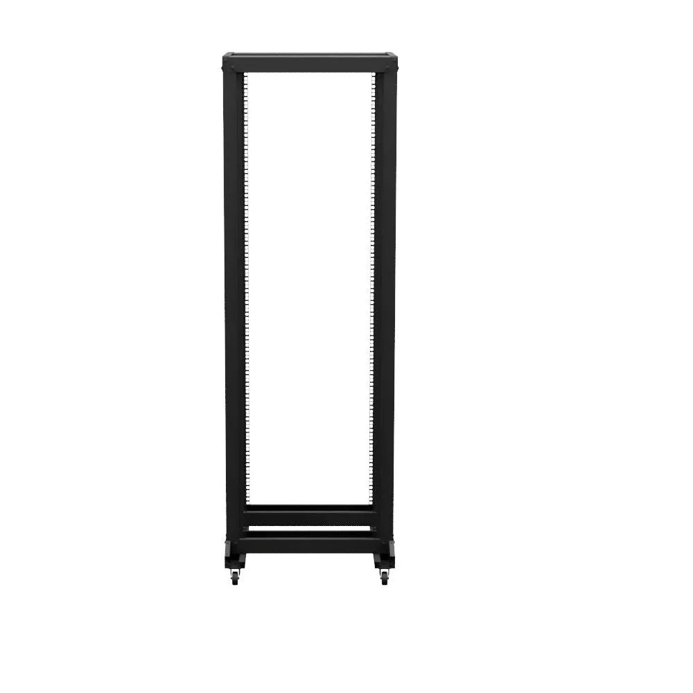 NavePoint NavePoint 37U 4-Post Adjustable Server Rack with Casters, Black — product photo