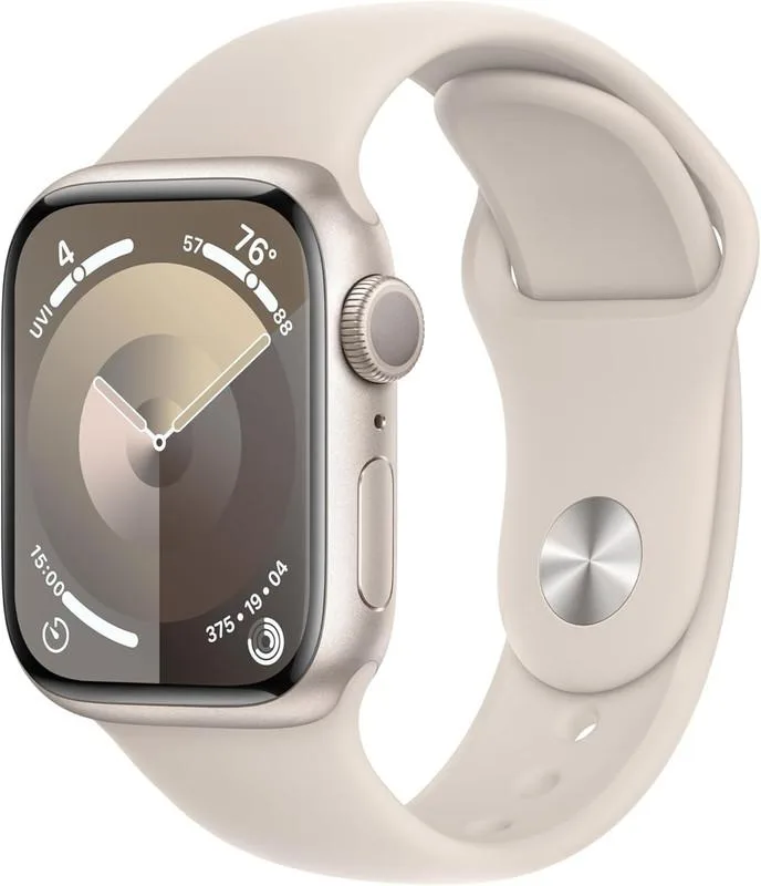 Apple Apple Watch Series 9 41 mm Starlight GPS + Cellular smart watch — product photo
