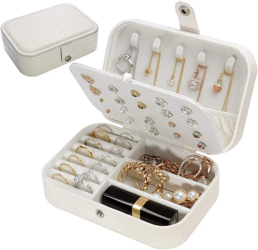 anicestore anicestore Jewelry Box Organizer White 6.3" x 4.3" x 2 — product photo