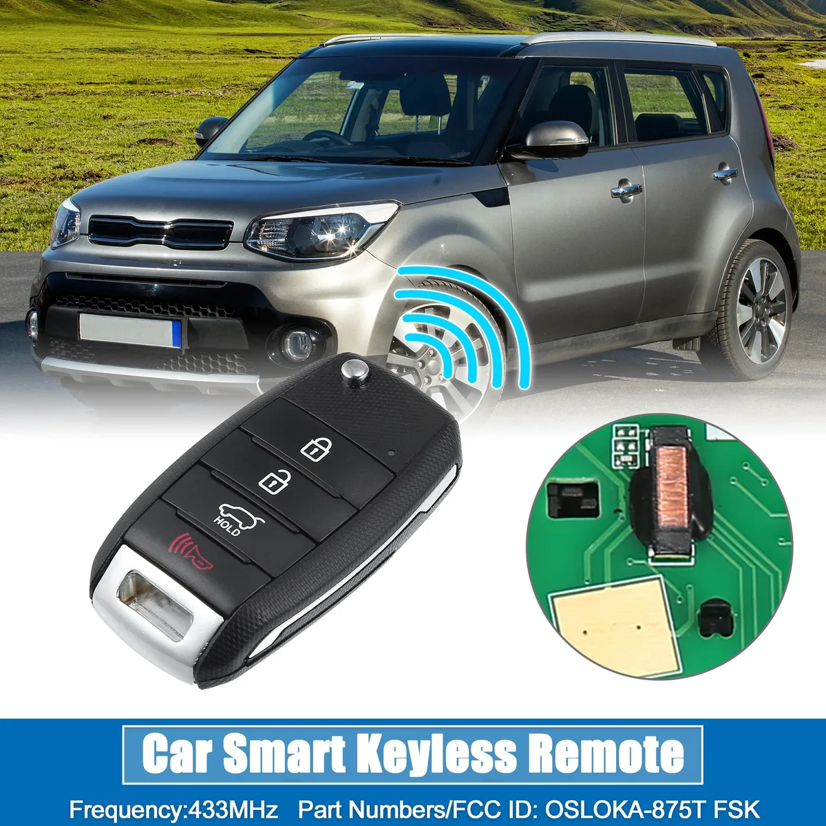 Unique-Bargains Unique-Bargains OSLOKA-875T Keyless Entry Remote for Kia Soul 2014-2019 — product photo