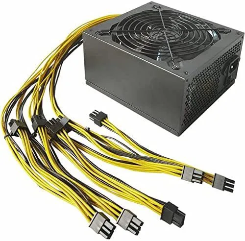myVolts myVolts 1800W ATX Mining Power Supply 10×12V 14cm Fan — product photo