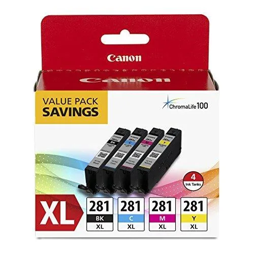 Canon Canon 2037C005 CLI-281 XL 4-colour ink cartridge pack — product photo