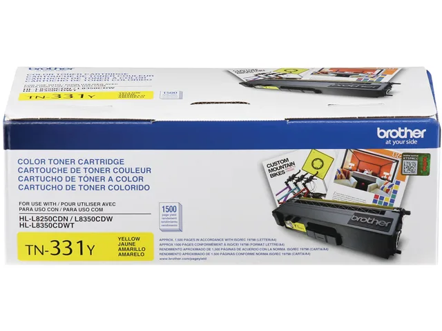 Brother Brother TN331Y Yellow Toner Cartridge 1500 Pages — product photo