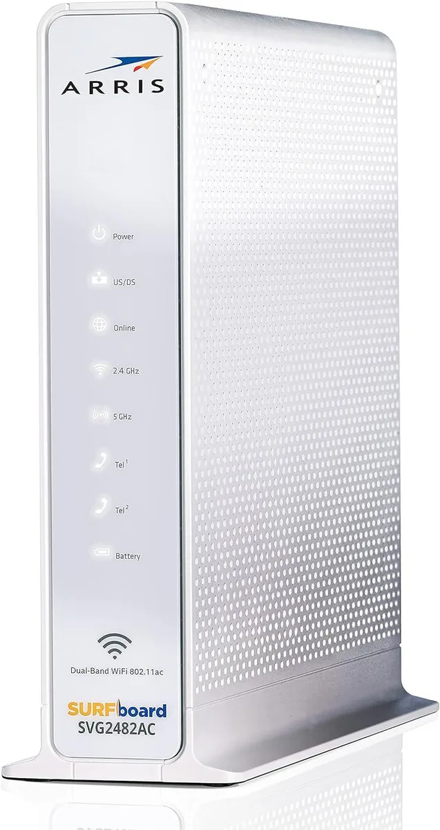 ARRIS ARRIS SURFboard SVG2482AC DOCSIS 3.0 Cable Modem &amp; AC2350 Wi-Fi Router — product photo