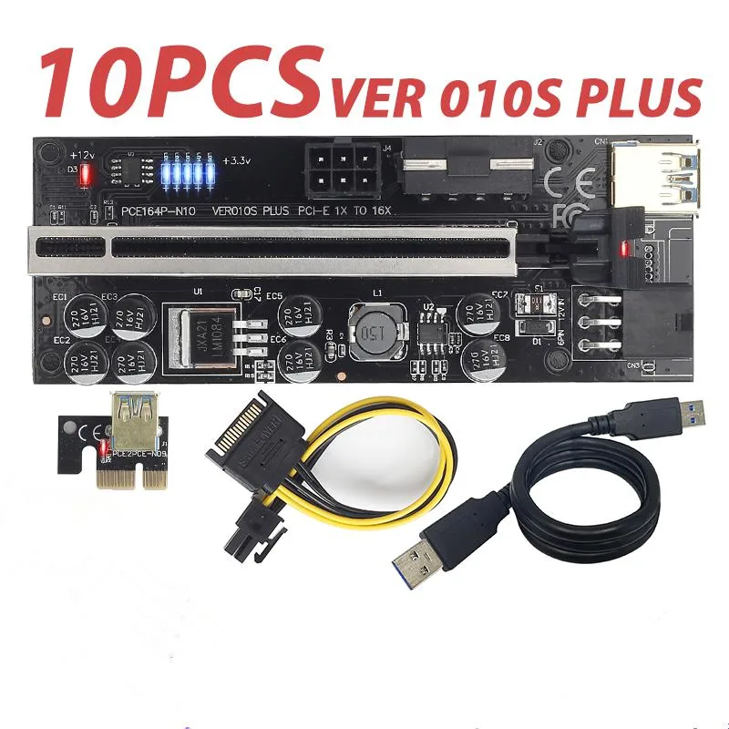 AFRNDK AFRNDK VER0010s-PLUS PCI-E 16X riser kit 10pcs 60cm — product photo