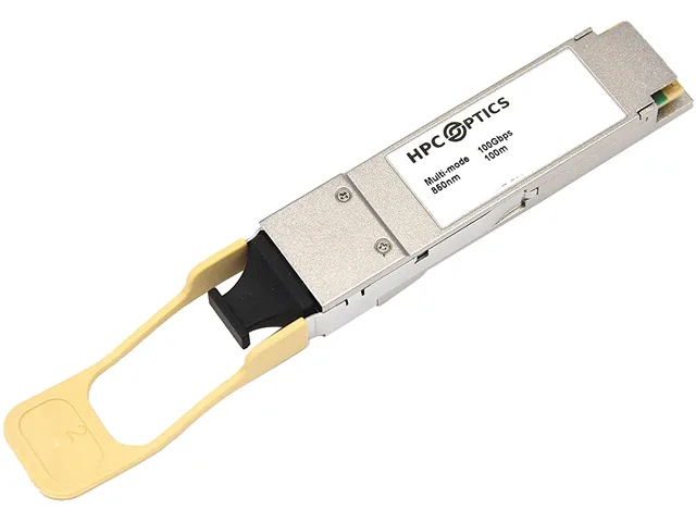 Brocade Communications Brocade Communications E100G-QSFP28-SR4 100GBase-SR4 QSFP28 SFP transceiver — product photo