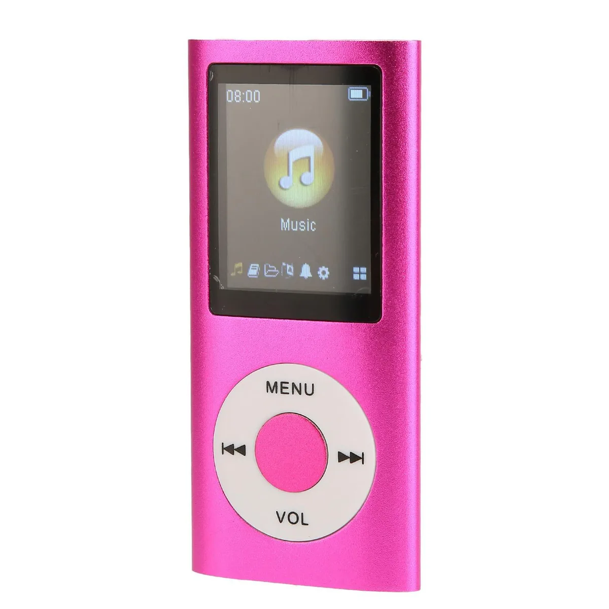 Heayzoki MP3 player 1.8" LCD 64 GB pink — product photo