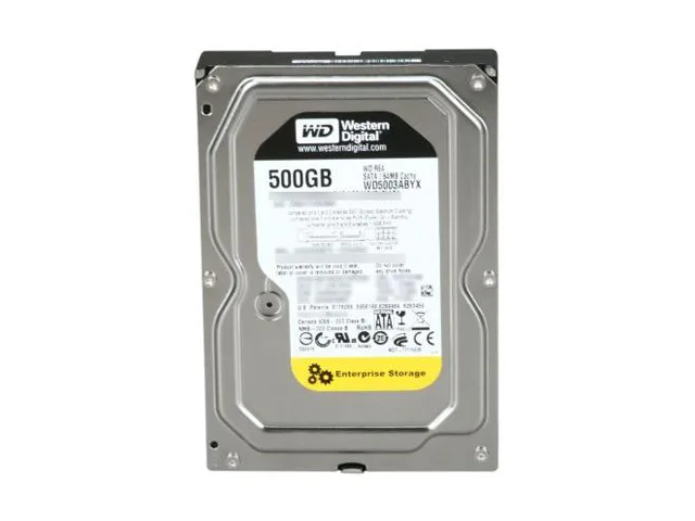 Western Digital Western Digital WD RE4 WD5003ABYX-20PK 500GB 7200 RPM 64MB SATA 3.0Gb/s 3.5" Internal Hard Drive — product photo