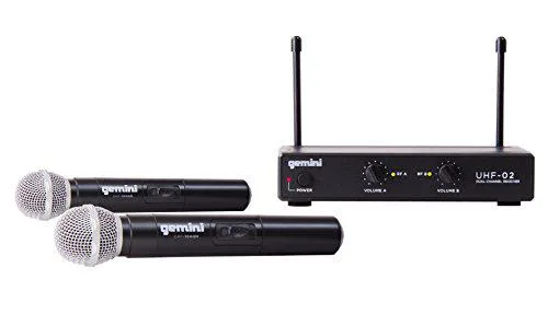 Gemini Gemini UHF-02M Dual Channel Wireless System 2 Handheld Mics — product photo