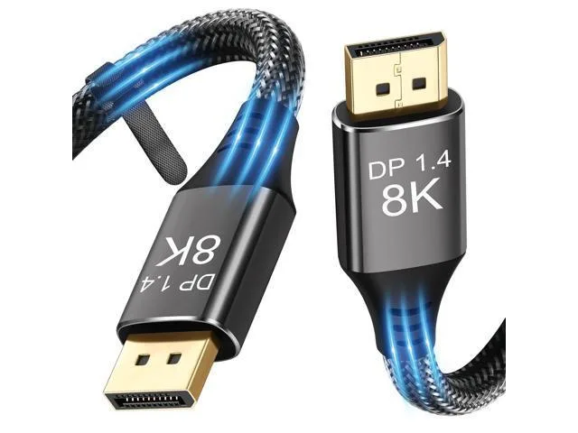 ORVIX ORVIX DisplayPort 1.4 cable 6.6ft 8K@120Hz 4K@240Hz 32.4Gbps — product photo