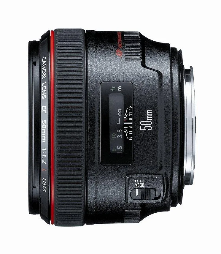 Canon Canon EF 50mm f/1.2L USM camcorder lens — product photo