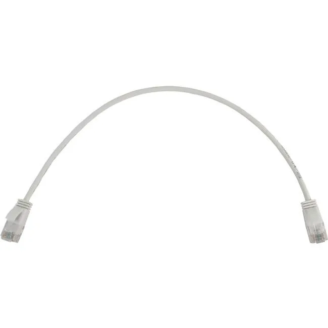 Tripp Lite Tripp Lite N261-S01-WH Cat6a 10G network ethernet cable 1 ft — product photo
