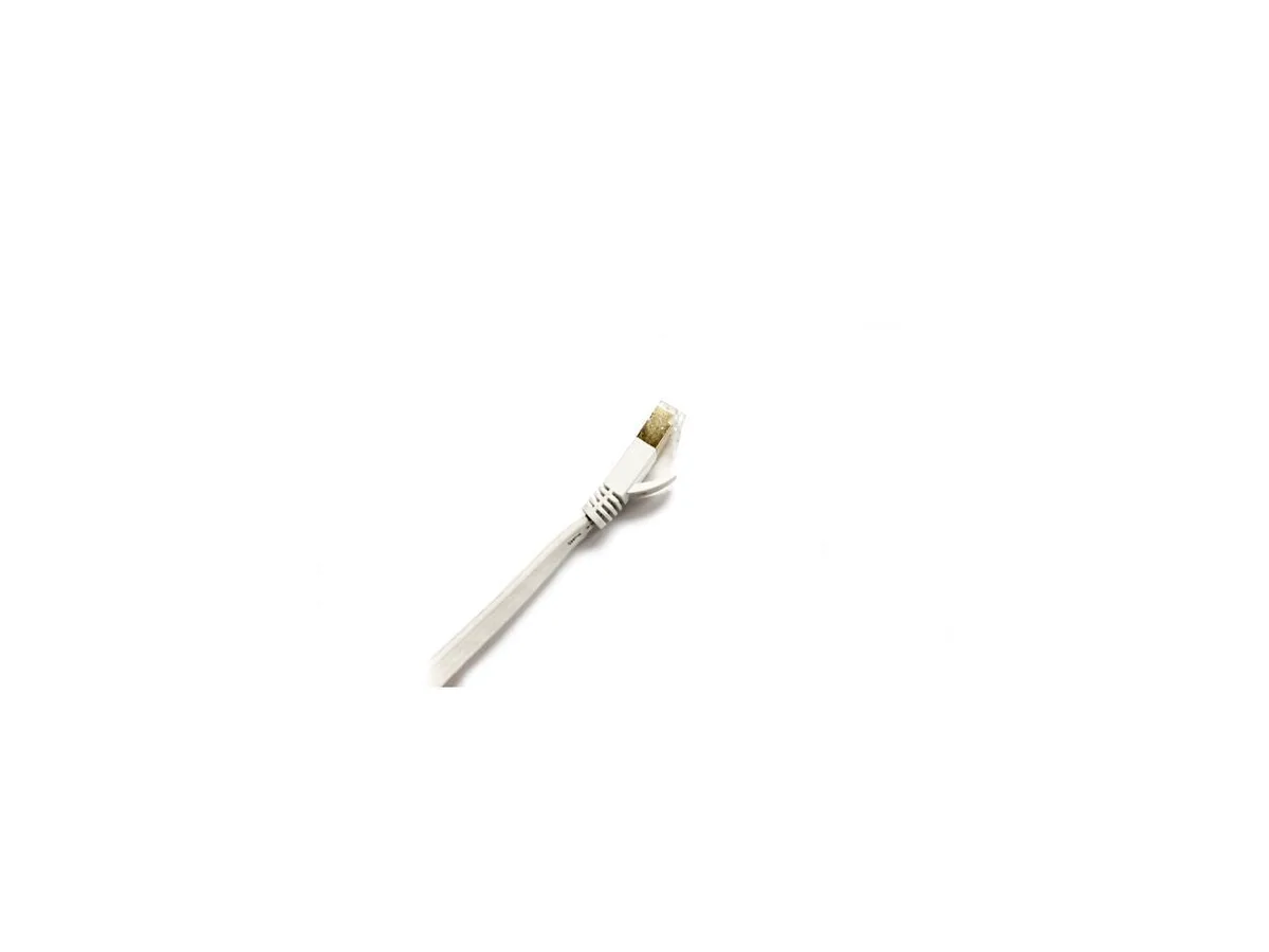 Nexhi Nexhi UTP-1800-25W Cat6 Flat Ethernet Cable White 25 ft — product photo
