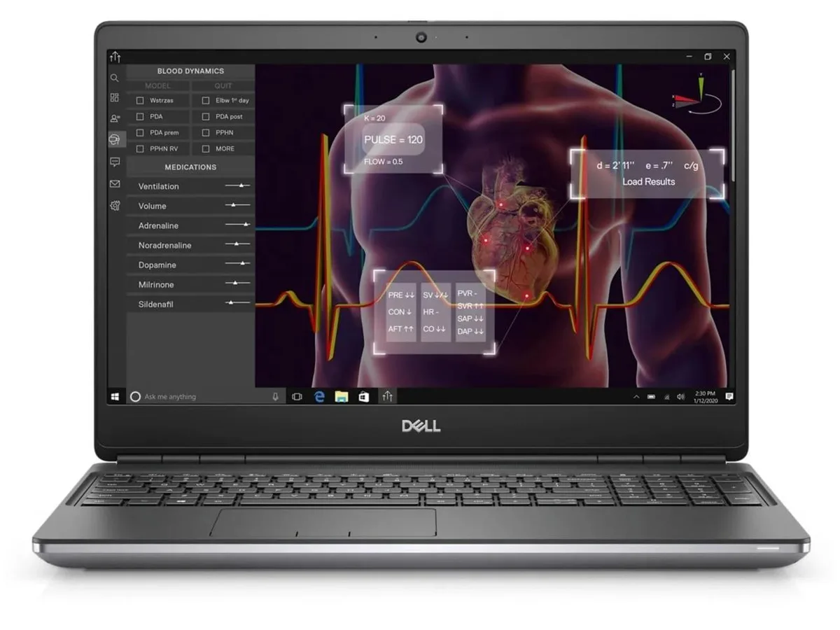 DELL DELL Precision 7750 i7 10850H 32GB 1TB RTX 5000 17.3" business laptop — product photo