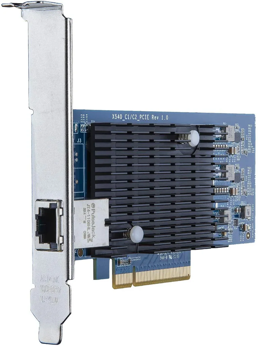 Value Brand Value Brand 10Gb RJ45 PCIe x8 Network Card Intel X540-BT2 — product photo