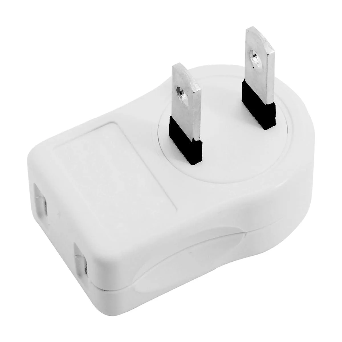 LORDWORLD LORDWORLD 15A 125V NEMA 1-15P 90° 2-Outlet Adapter — product photo