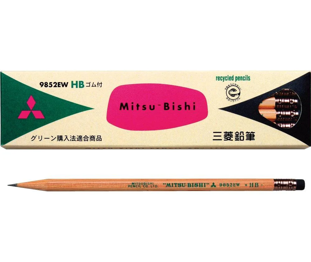  2000Plus K9852EWHB Recycled Graphite Pencil HB with Eraser 12 Pack — product photo