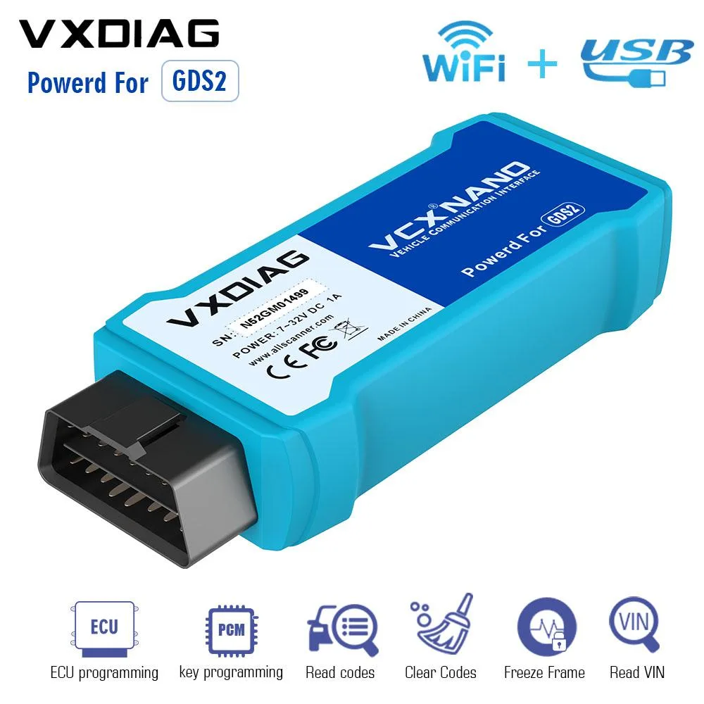 VXDIAG VXDIAG VCX Nano GDS2 Tech2Win GM Opel WiFi — product photo