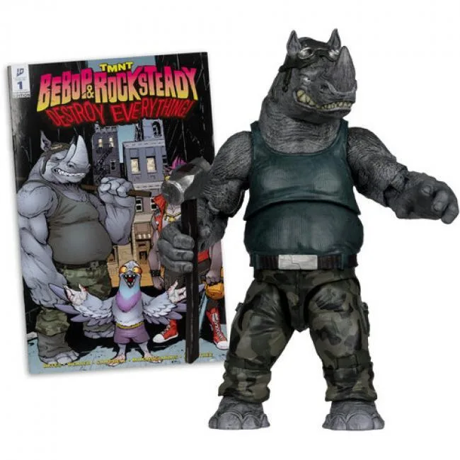 McFarlane Toys McFarlane Toys 11349 Rocksteady 5in Action Figure with Comic — product photo
