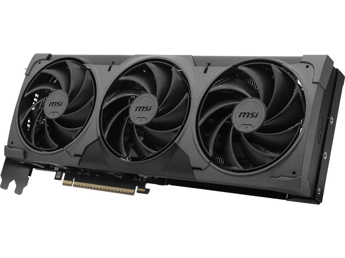 MSI MSI RTX 5070 Ti 16G VENTUS 3X PZ OC BLACK graphics card — product photo