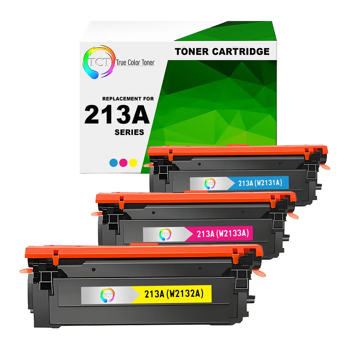 TCT TCT 213A Color Toner Cartridge 3 Pack — product photo