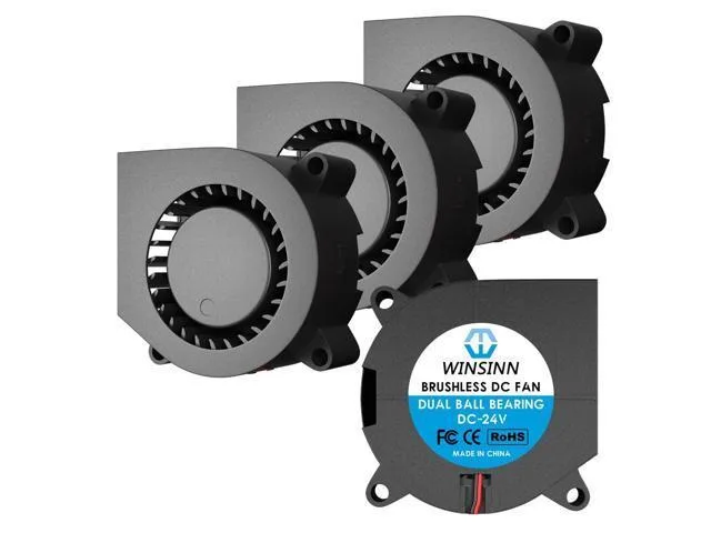 LORDWORLD LORDWORLD 40mm 24V Blower Fan 4020 Dual Ball Bearing Pack of 4 — product photo