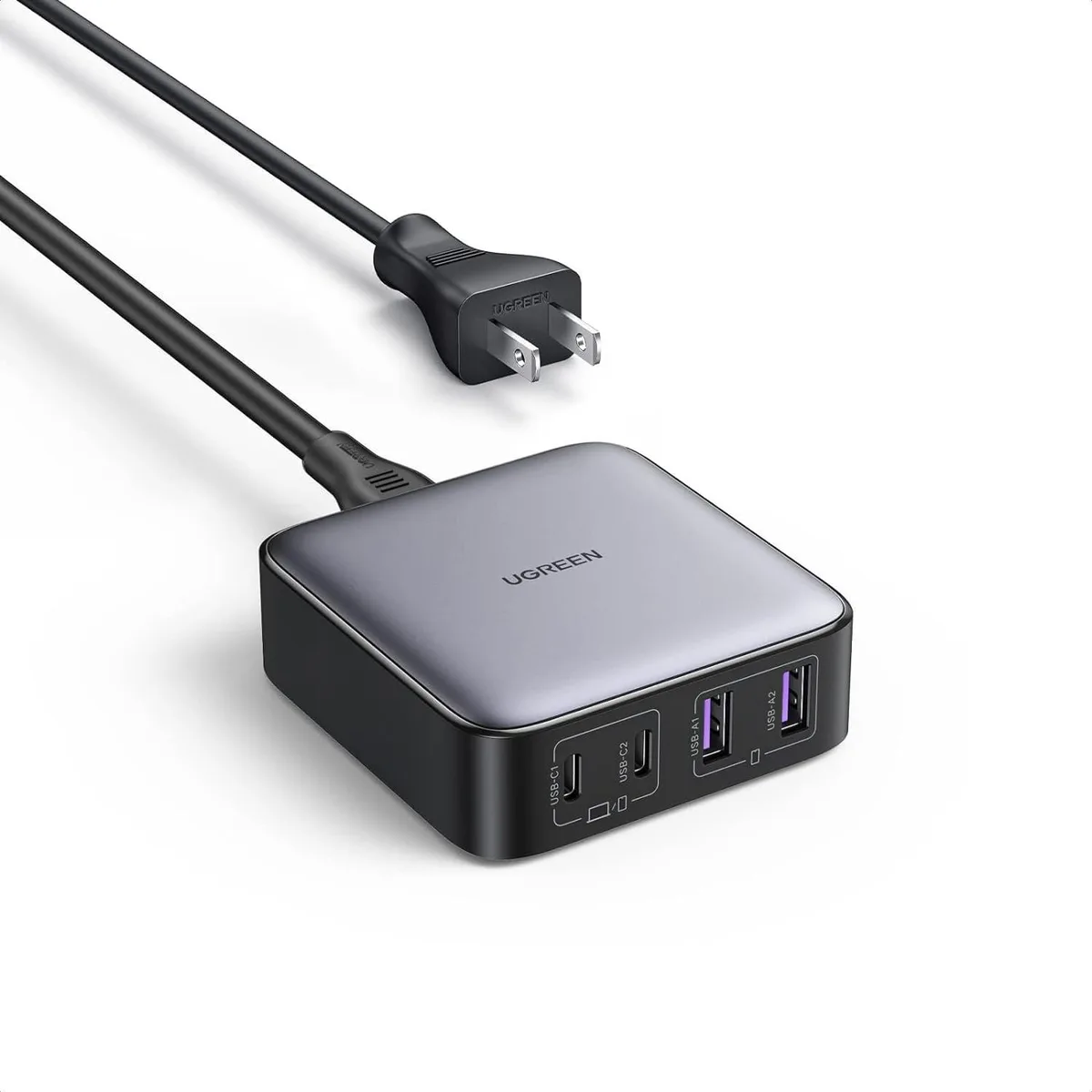 Vszerda Vszerda 65W GaN 4-Port USB Charger Black Grey — product photo