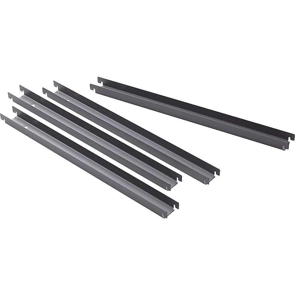 Lorell Lorell 60565 Lateral File Front-to-Back Rail Kit Black 4 Units office furniture — product photo