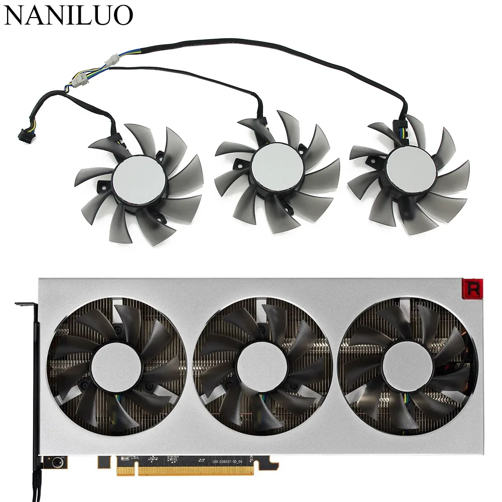 SXDOOL SXDOOL FD8015H12S 75mm 12V .32A 4-pin case fan 3-pack — product photo