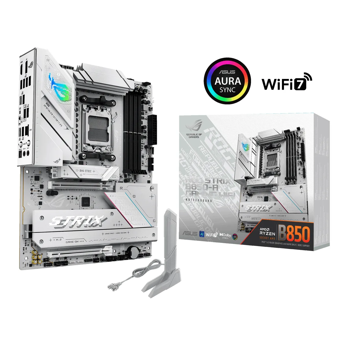 ASUS ASUS ROG STRIX B850-A GAMING WIFI AMD motherboard — fotografie produktu