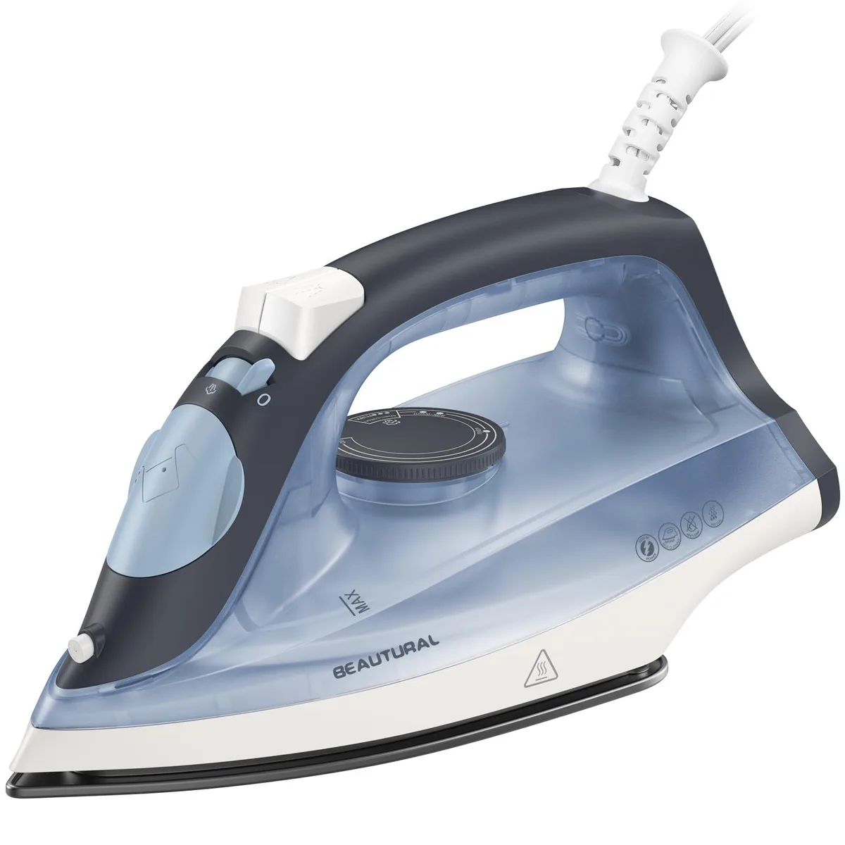  Beautural Steam Iron 1-MR08US11 Blue 1200W — product photo