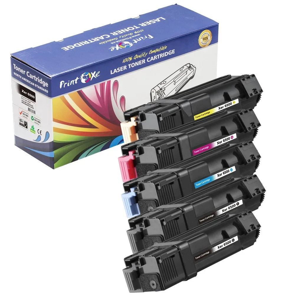 PrintOxe PrintOxe 106R01597 Compatible Toner Cartridge 5 Pack 2 Black Cyan Magenta Yellow 3000 2500 Pages — product photo