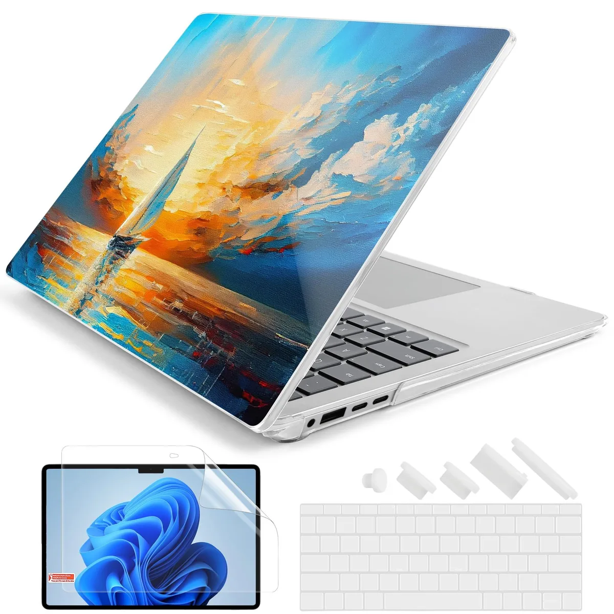 Batianda Batianda Premium Case 13.8" Surface Laptop 7th Edition 2024 Landscape Sail 2 in 1 accessory — product photo