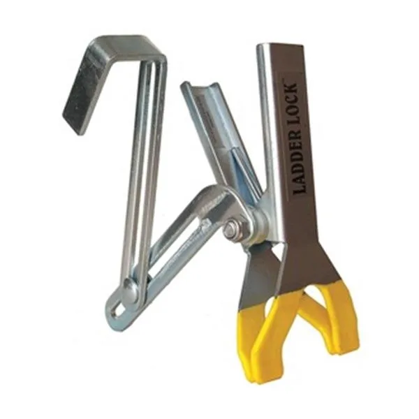 Steel ladder lock with trivalent coating, bolted design