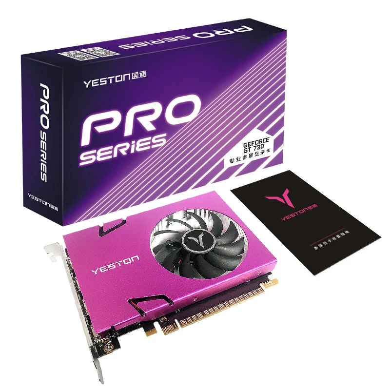 YESTON YESTON GT730-4GD3 4HDMI GA graphics card — product photo