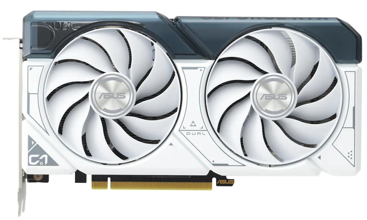 ASUS ASUS DUAL-RTX4060-O8G-WHITE graphics card — product photo