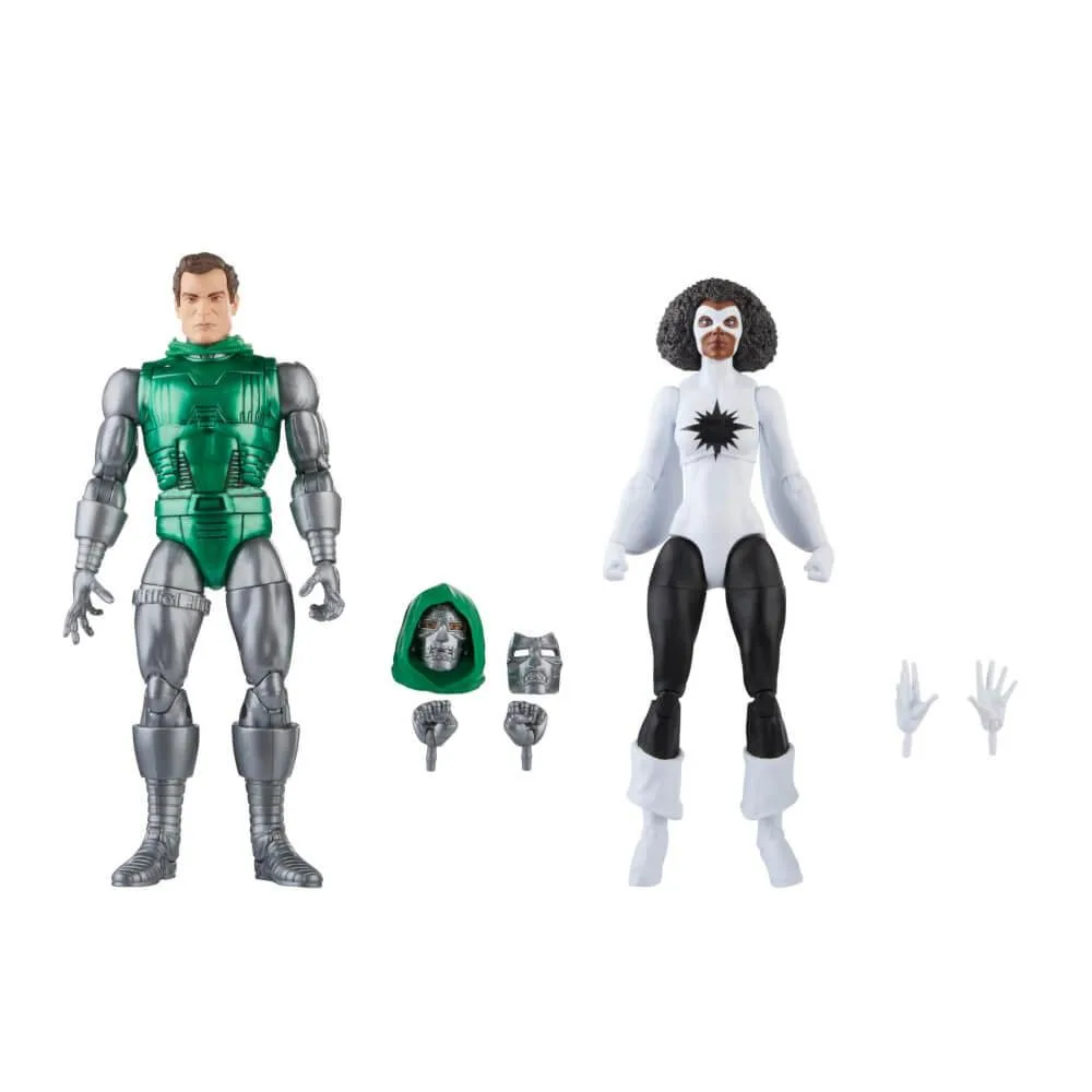 Hasbro Hasbro F70865L00 6 inch Marvel Legends Captain Marvel vs Doctor Doom action figure set — product photo