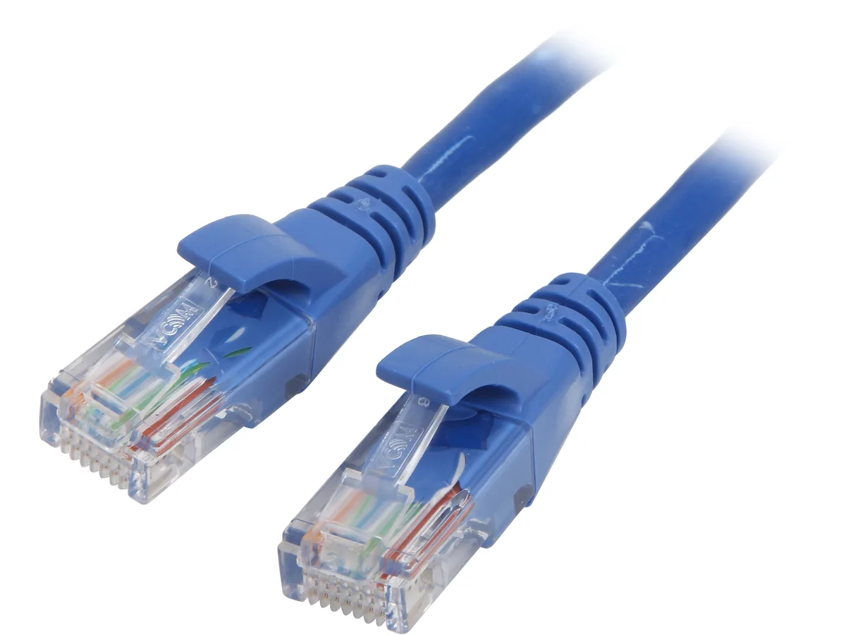 VCOM International Ltd VCOM International Ltd NP511-7-BLUE Cat 5E network ethernet cable 7 ft Blue — product photo