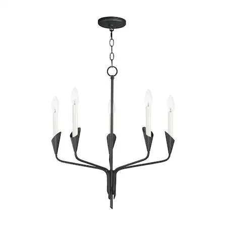 Maxim Mfg. Maxim Mfg. 24345BK Calyx 5-Light Chandelier — product photo
