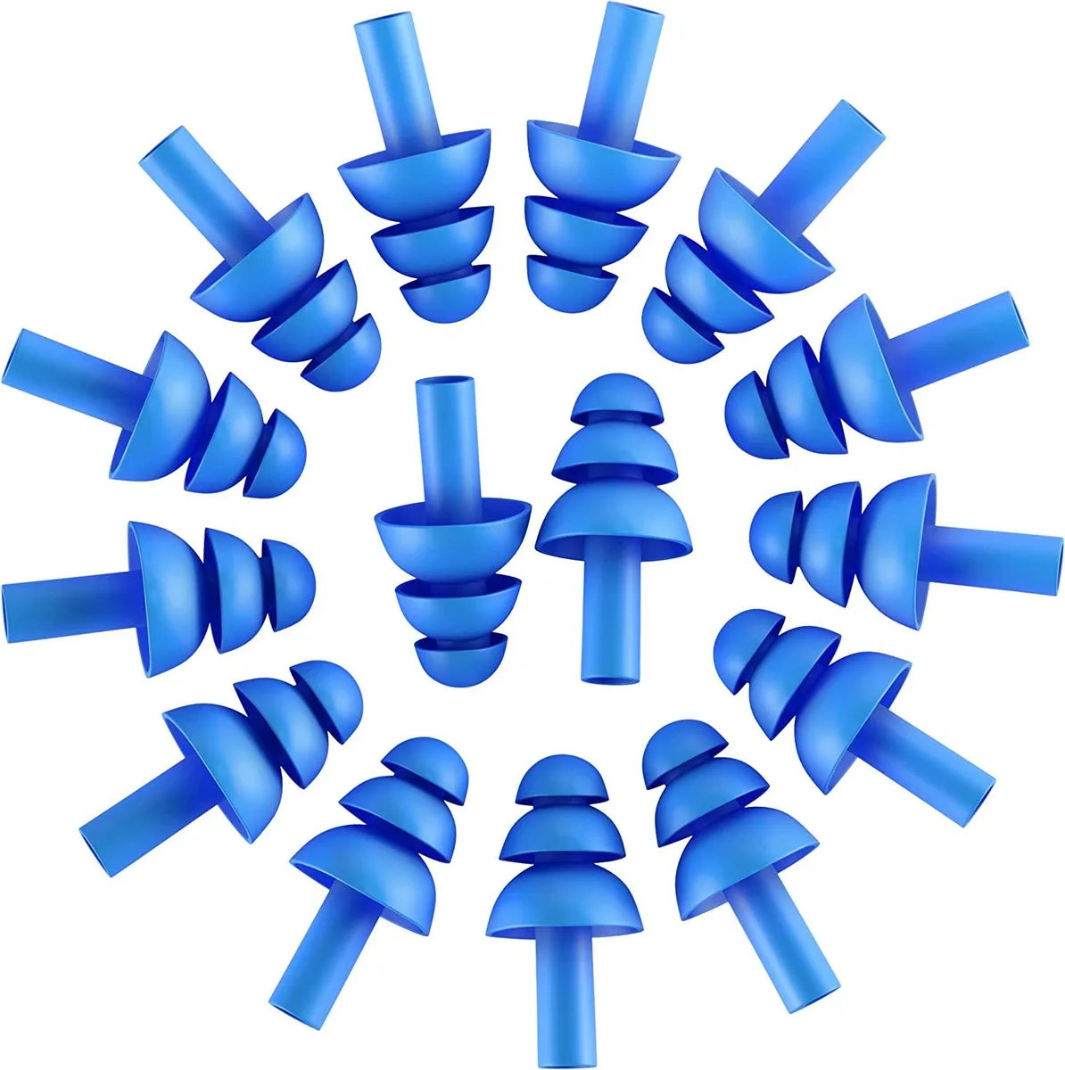Quality Plugs by Rips Quality Plugs by Rips 100 Pairs Silicone Ear Plugs Blue 25dB — product photo